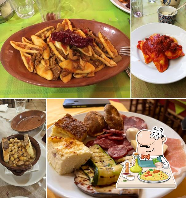 Platti al Trattoria dal Vecchio Scarpone