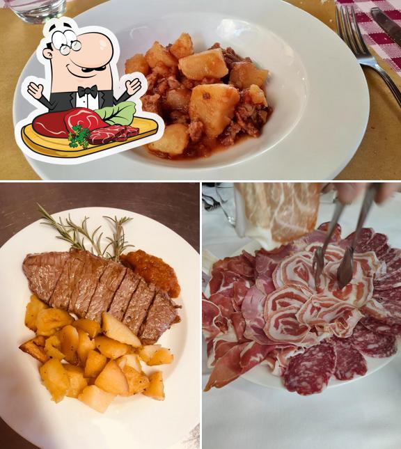 Choisissez des plats à base de viande à Trattoria Il Belo