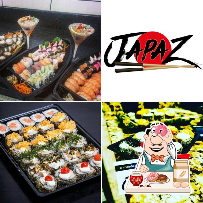 Japa-Z Sushi Delivery oferece uma escolha de pratos doces