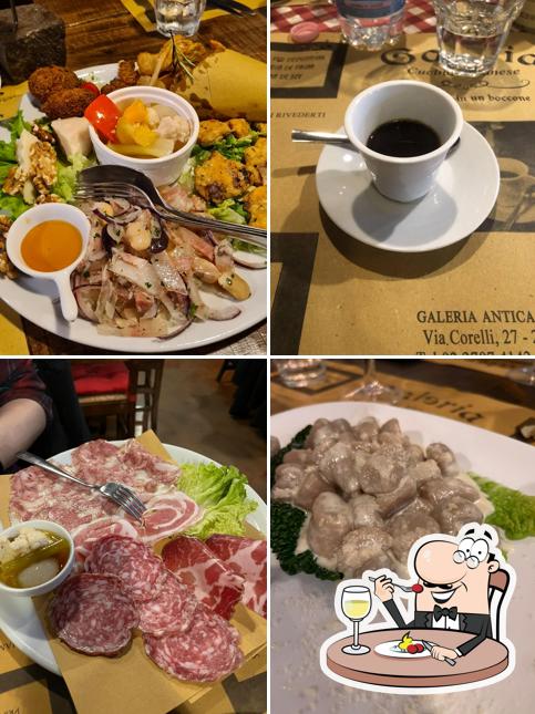 Cibo al Galeria Antica Trattoria Milano