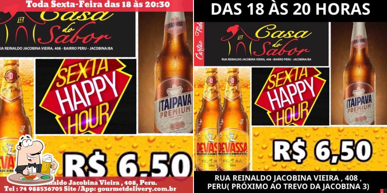 Você pode tomar um copo de cerveja leve ou escura