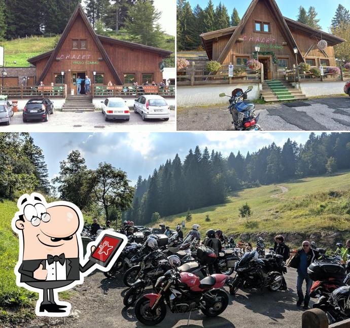 Goditi la vista dagli esterni di Chalet Passo Sommo