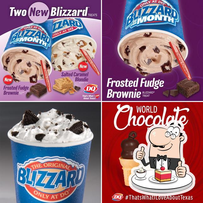 Dairy Queen provides a variety of desserts