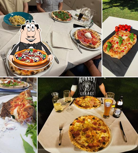 A Pizzeria Ristorante Cin Cin, puoi ordinare una bella pizza