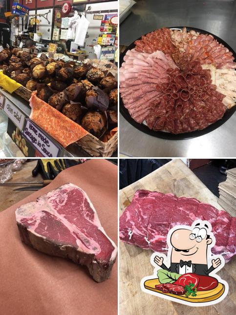 Broadyke Meat Market serves meat dishes