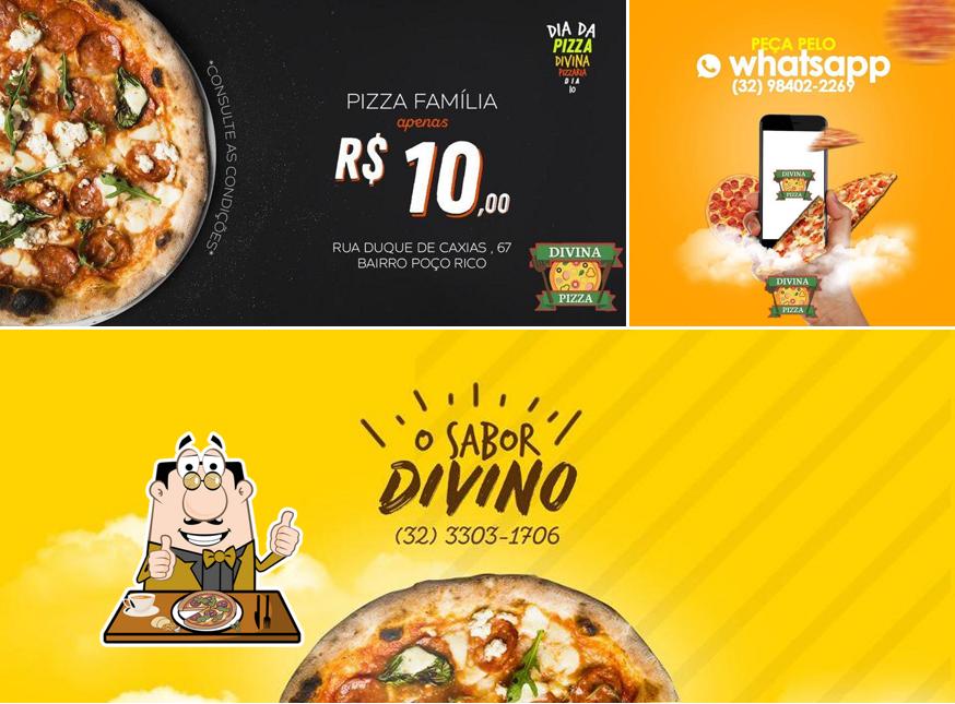 No Divina Pizza, você pode degustar pizza