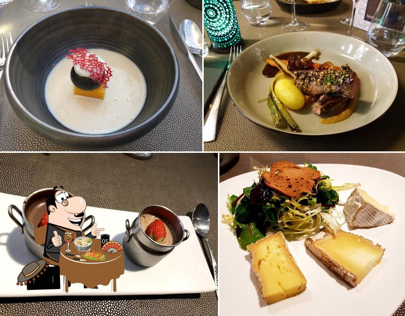 Crème brulée à Entre Terre et Mer- Restaurant Gastronomique