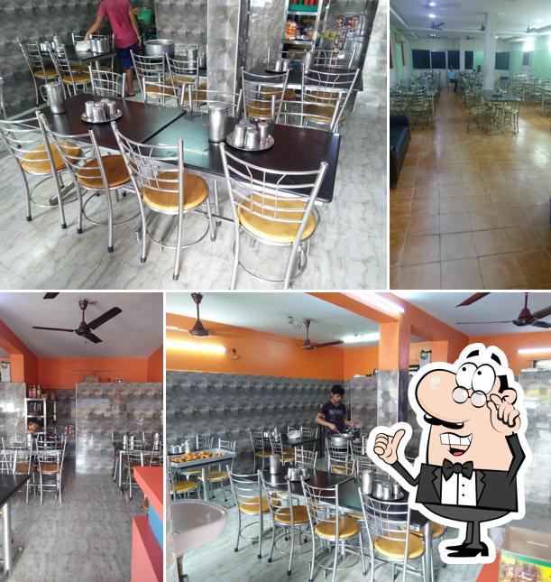 The interior of Hotel Amaravathi