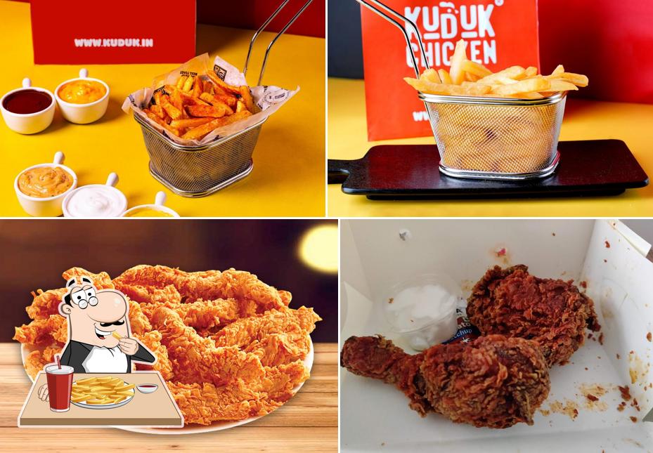 French fries at Kuduk Chicken Integral University