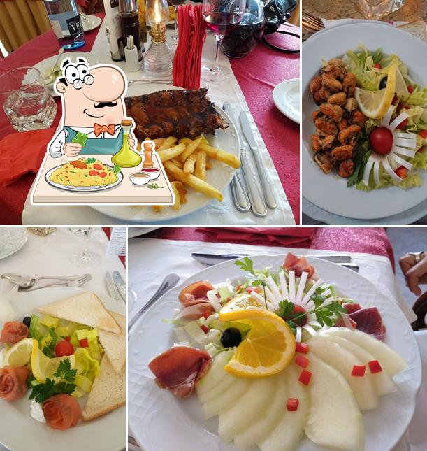 Еда в "Restaurante Pórtico Mar"