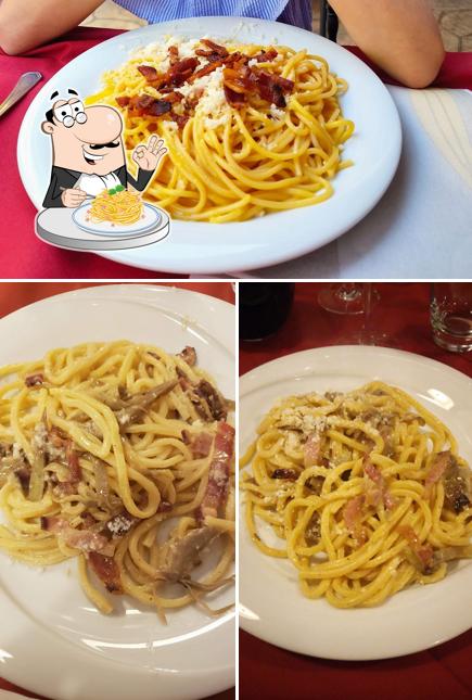 Spaghetti alla carbonara al Trattoria Bisteccheria Bufalotto