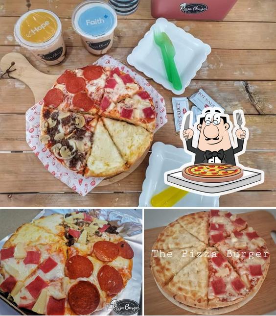 At The Pizza Burger - Pasig, City, you can enjoy pizza