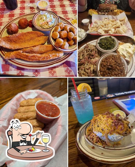 Food at WHISKEY TRAIL BBQ & STEAKHOUSE