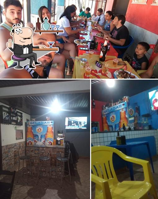 O interior do Pizzaria Opção 1 (Bar do Serginho)