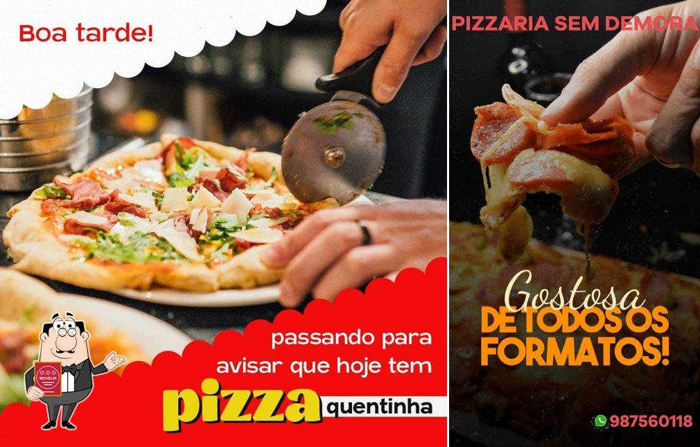 Here's a pic of Sem Demora Pizzaria