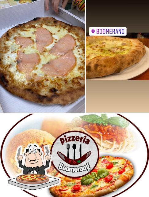 Essayez des pizzas à Boomerang