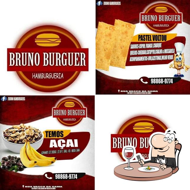 Comida em Bruno Burguer