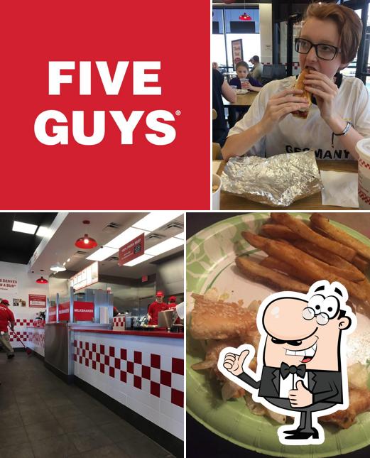 See the pic of Five Guys