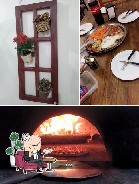 O interior do Pizzaria Mondini