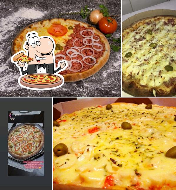 Consiga pizza no Pizzaria Eva