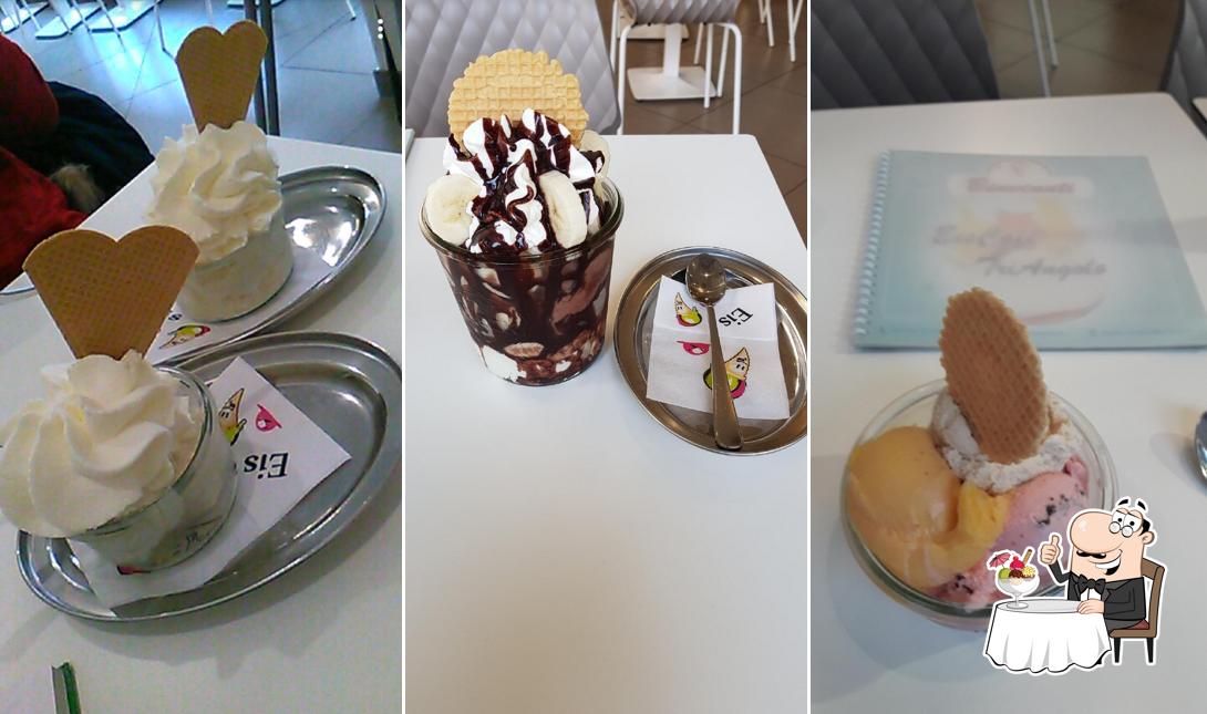 EisCafé TriAngolo offre une éventail de desserts