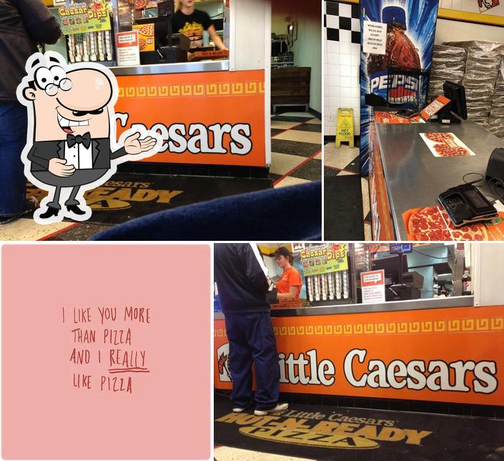 Look at the photo of Little Caesars Pizza