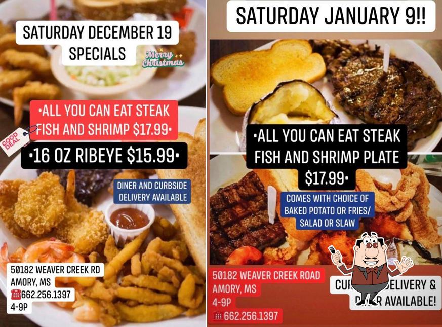 Longhorn Fish & Steakhouse in Amory Restaurant menu and reviews