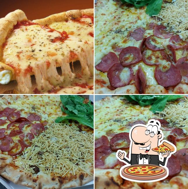 Experimente pizza no Bella Massa