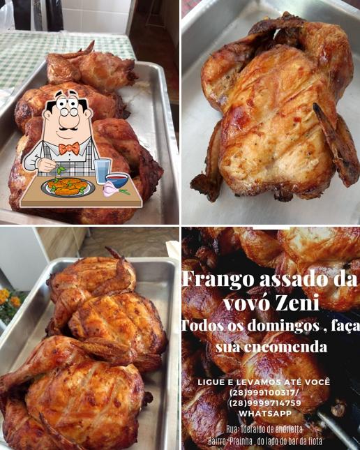 Asas de frango em Frango Assado da Vovó