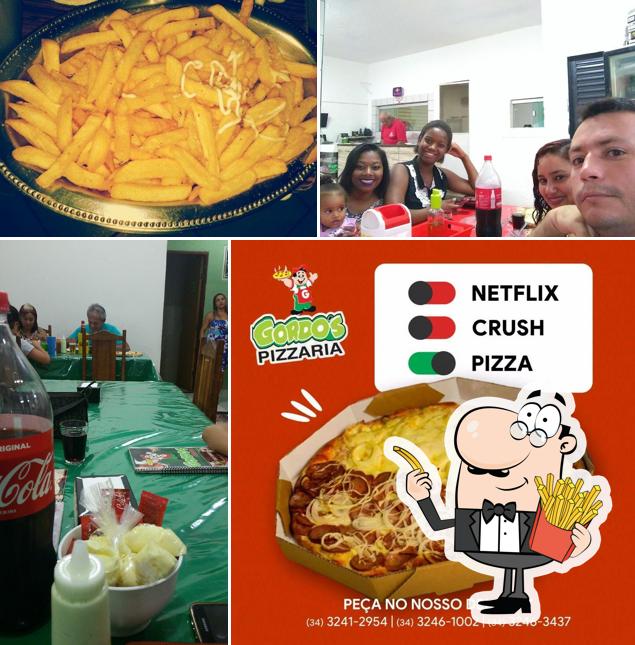 Peça fritas no Gordo's Pizzaria