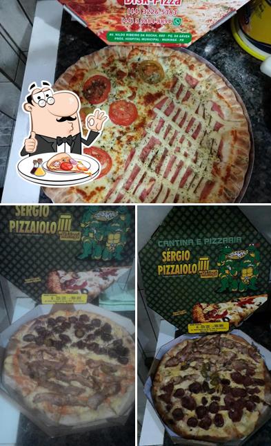 Consiga diferentes variedades de pizza