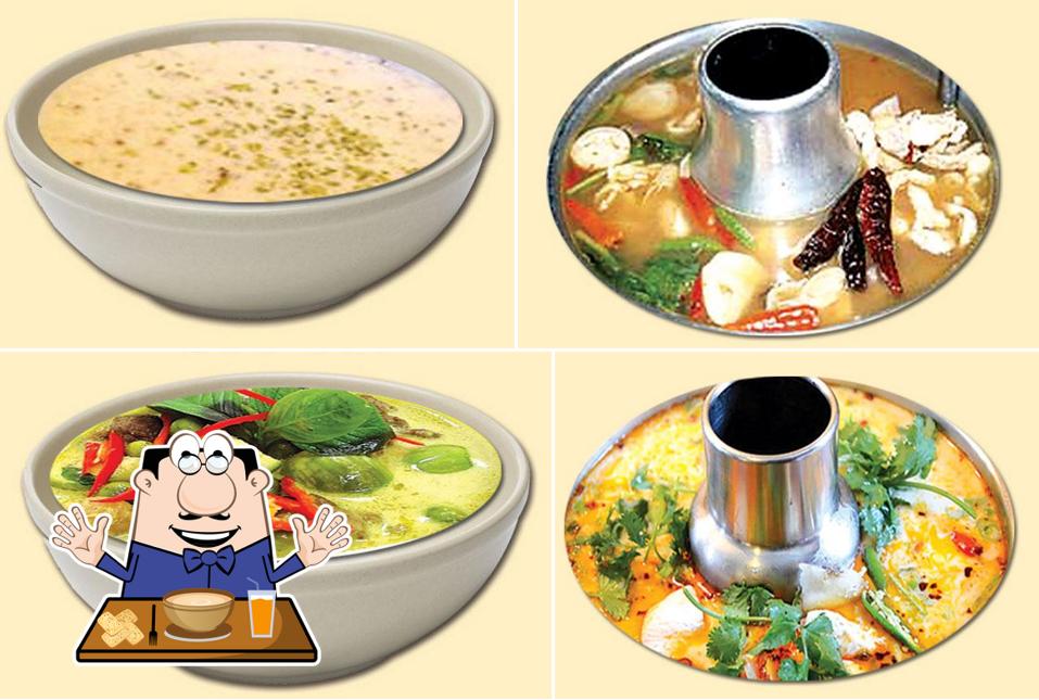Soup at Kanchi Thai food, Seafood, Vegan and Vegetarian