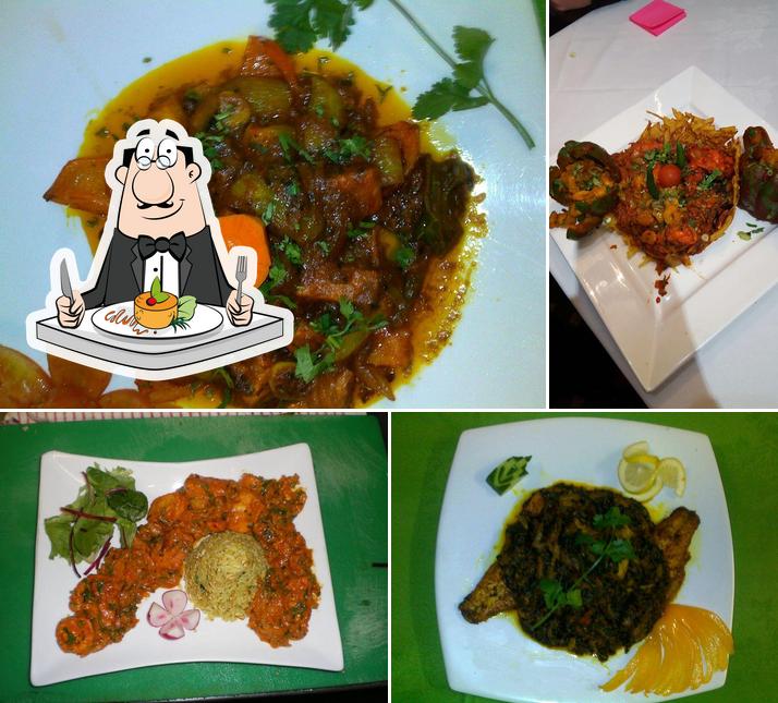 Еда в "The Taste of Raj Restaurant"