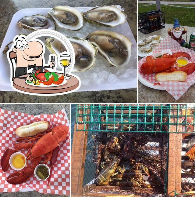 Get seafood at The Lobster Shack