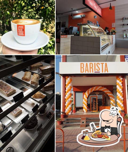 Order pizza at Barista Bathinda