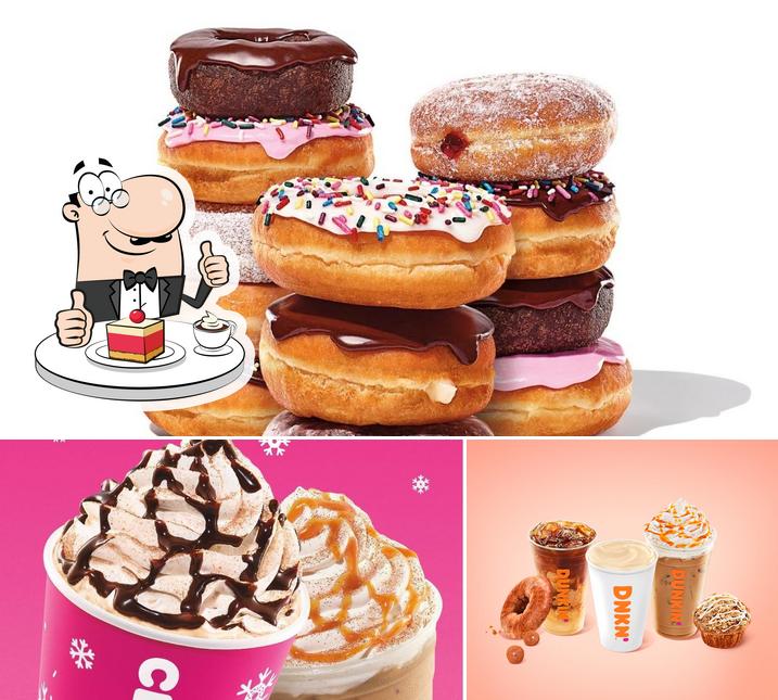 "Dunkin'" предлагает большое количество сладких блюд