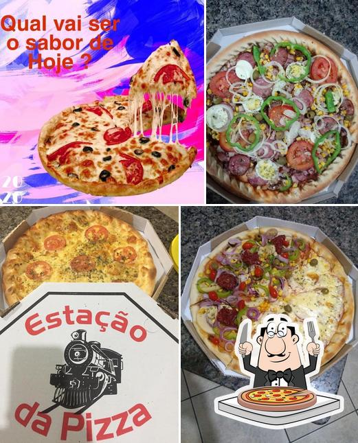 Consiga pizza no Estação da Pizza