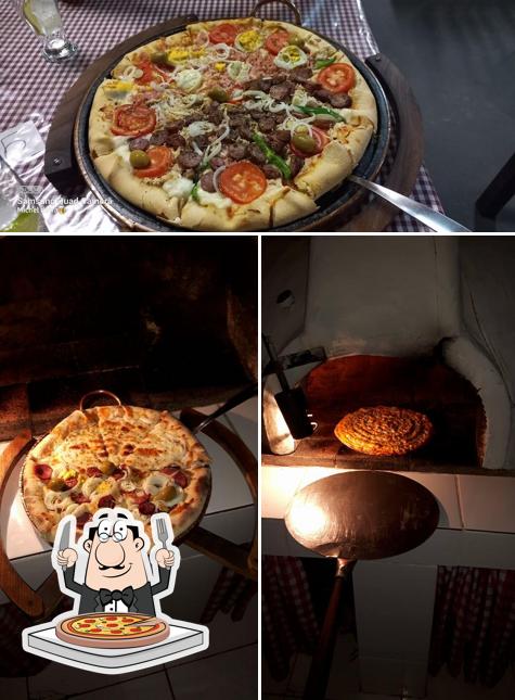 Experimente pizza no Pizzaria da Mamma