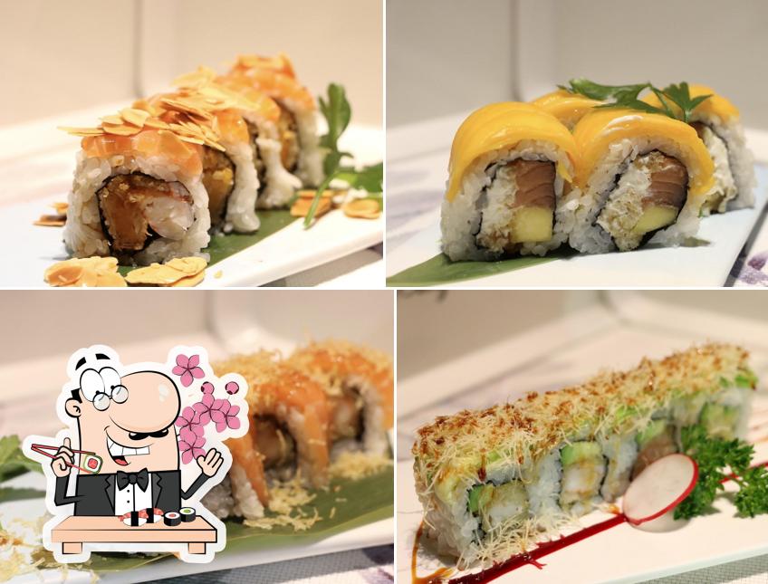 Prenditi le diverse opzioni di sushi