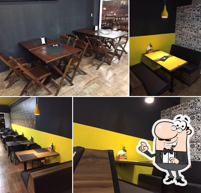 O interior do Pizzaria Fino Sabor