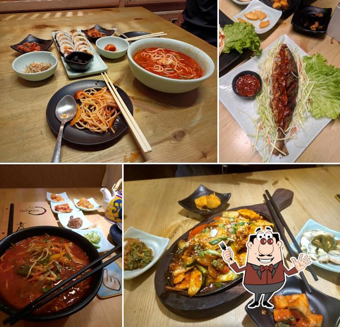 Meals at Gangnam korean restaurant