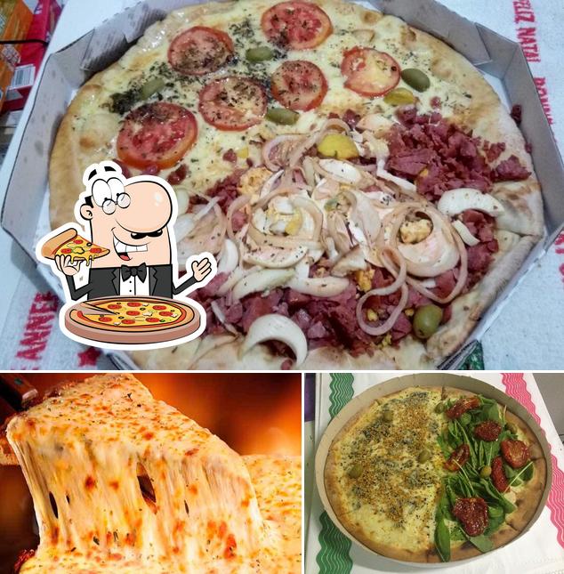 Experimente pizza no Kika's Pizzaria