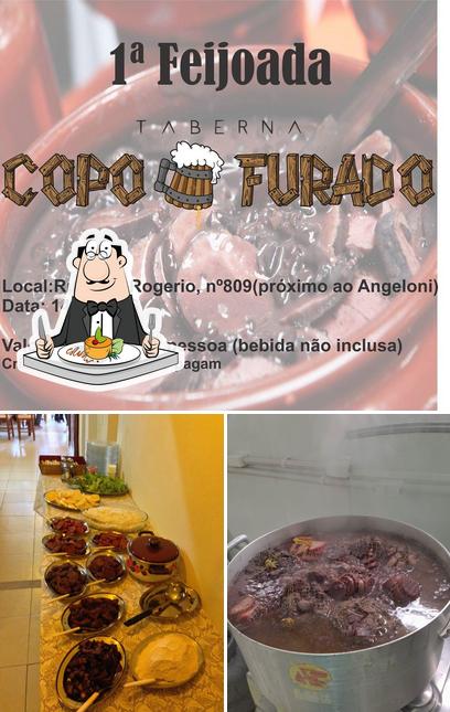 Comida em Taberna Copo Furado