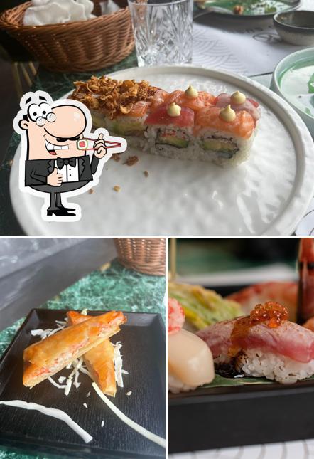 Scegli le varie opzioni di sushi