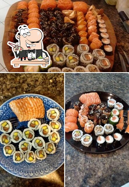 Experimente diferentes opções de sushi