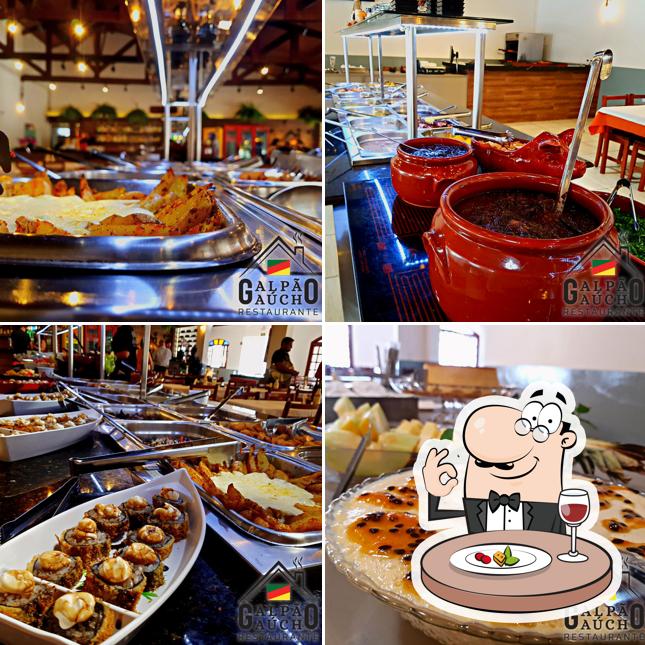 Comida em Restaurante Galpão Gaúcho