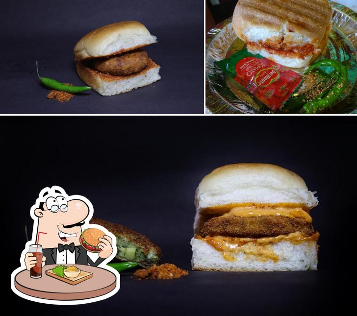 Order a burger at Urban Vada Pav