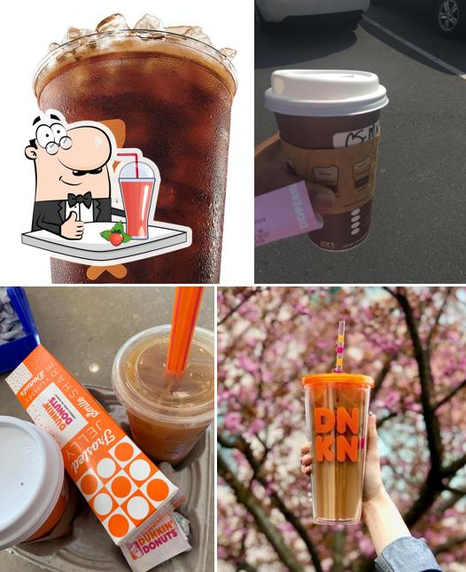 Enjoy a beverage at Dunkin'