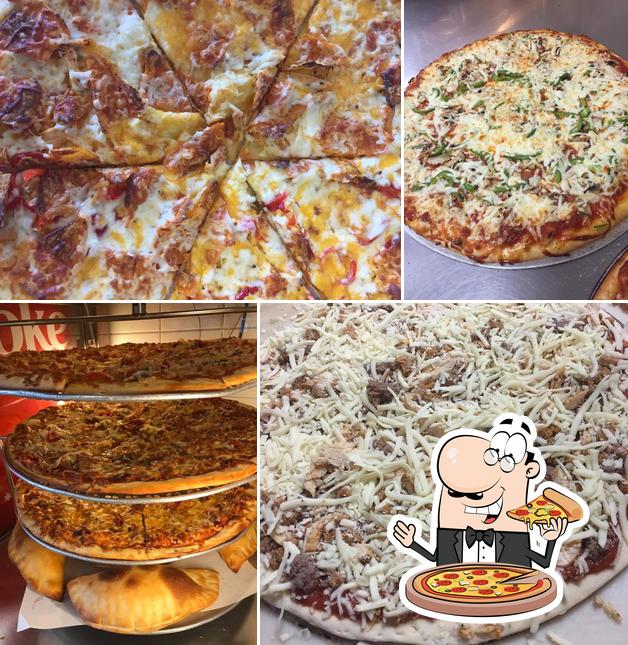 Pick pizza at The Italian House Pizzeria