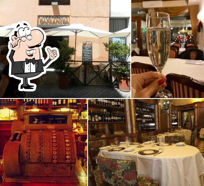 Gli interni di Enoteca Capranica